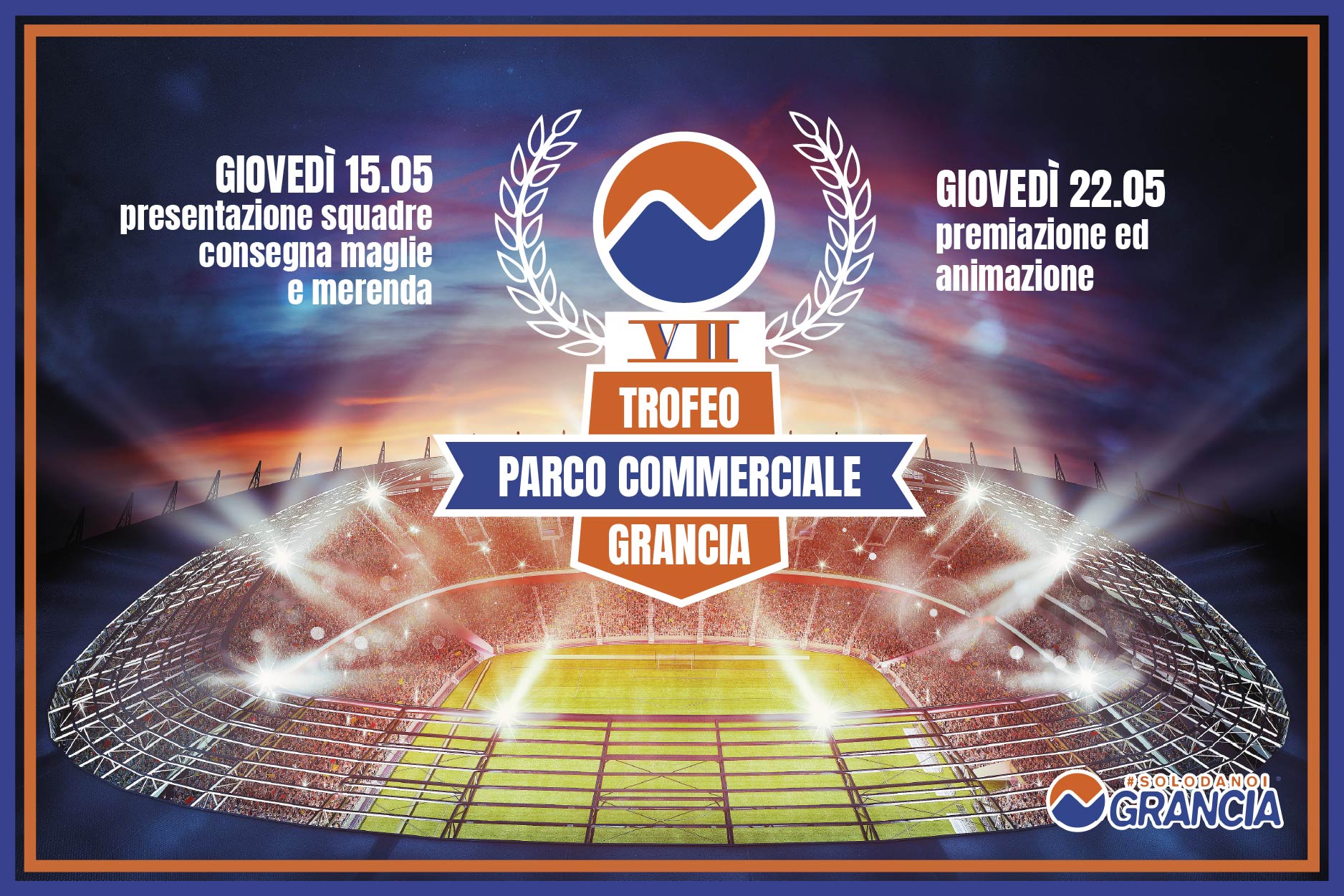 ⚽🔥 Sta per tornare il Trofeo Parco Commerciale Grancia! 🔥⚽  Il torneo dell’oratorio di Grancia e Barbengo è pronto a farci vivere grandi emozioni, per questa settima edizione! 🏟️💙